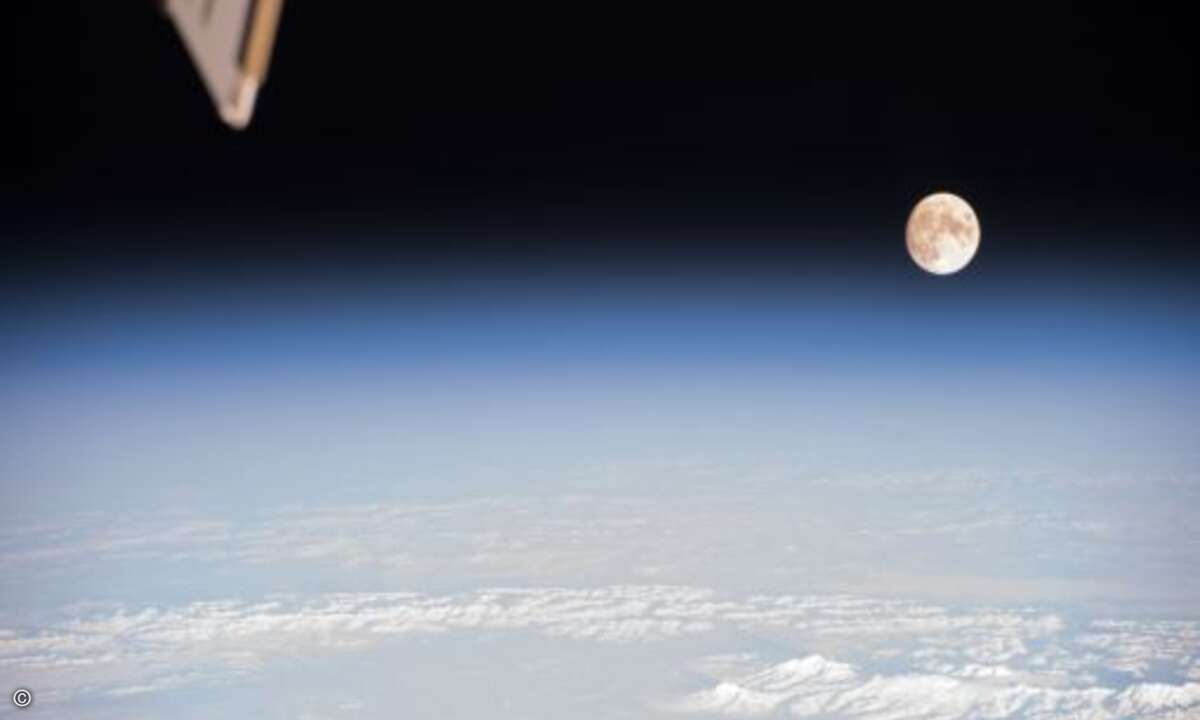 Ein wunderschöner Blick auf unsere Erde und Mond. (Foto: Nasa)