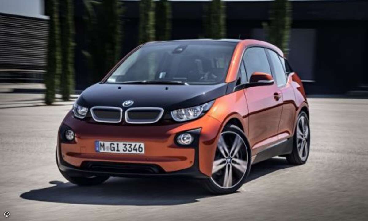Rein elektrisch kommt der i3 von BMW 170 Kilometer weit. (Foto: BMW)