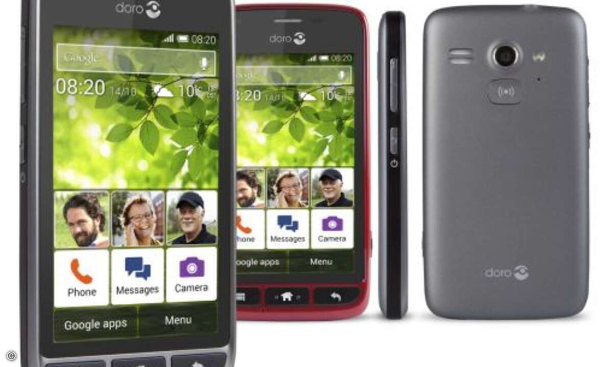 Das neue »Doro Liberto 820 Mini« soll einen einfachen Einstieg in die Smartphone-Welt ermöglichen (Bild: Doro)