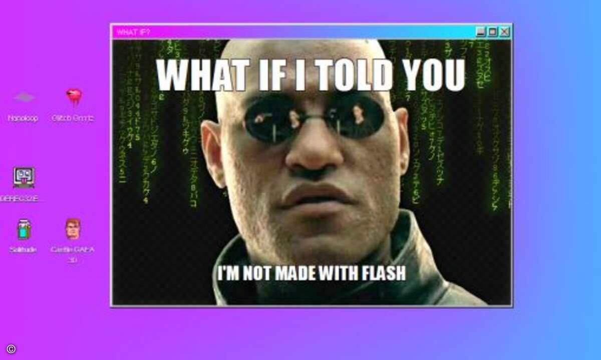 ... der dank What if ganz ohne Flash auskommt (Bild: Screenshot Windows93.net)