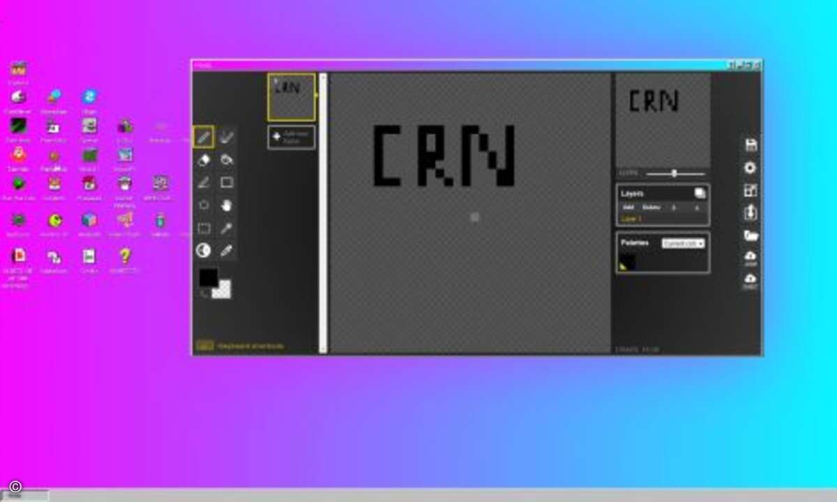 Natürlich sind auch sämtliche Zusatzprogramme für Funktionen wie Bildbearbeitung bereits integriert (Bild: Screenshot Windows93.net)