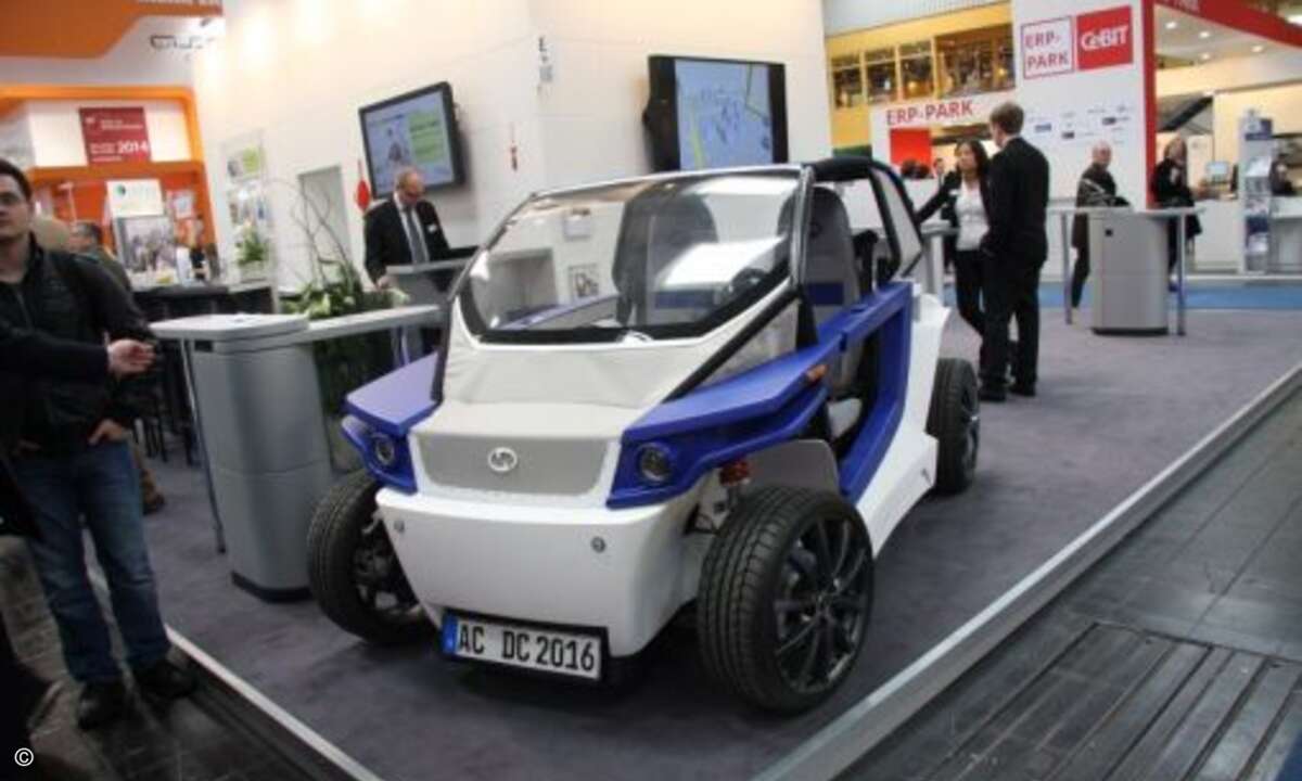 Dieses Elektro-Auto kommt direkt aus dem 3D-Drucker (Bild: CRN)