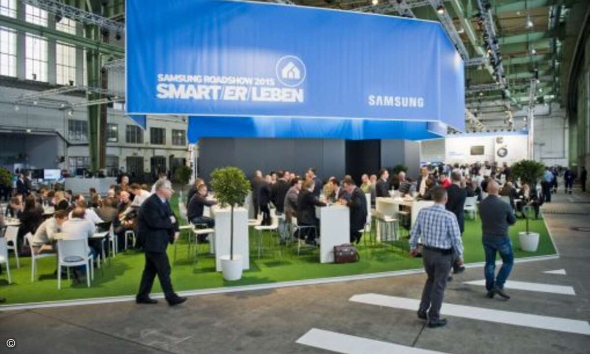 Das Motto der diesjährigen Samsung-Roadshow war »Smart|er|leben« (Foto: Samsung)