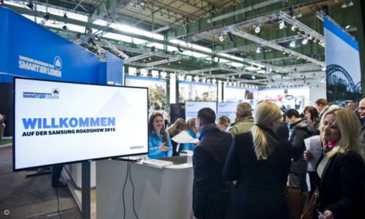 Über 2.400 Besucher kamen zum Auftakt nach Berlin Tempelhof (Foto: Samsung)