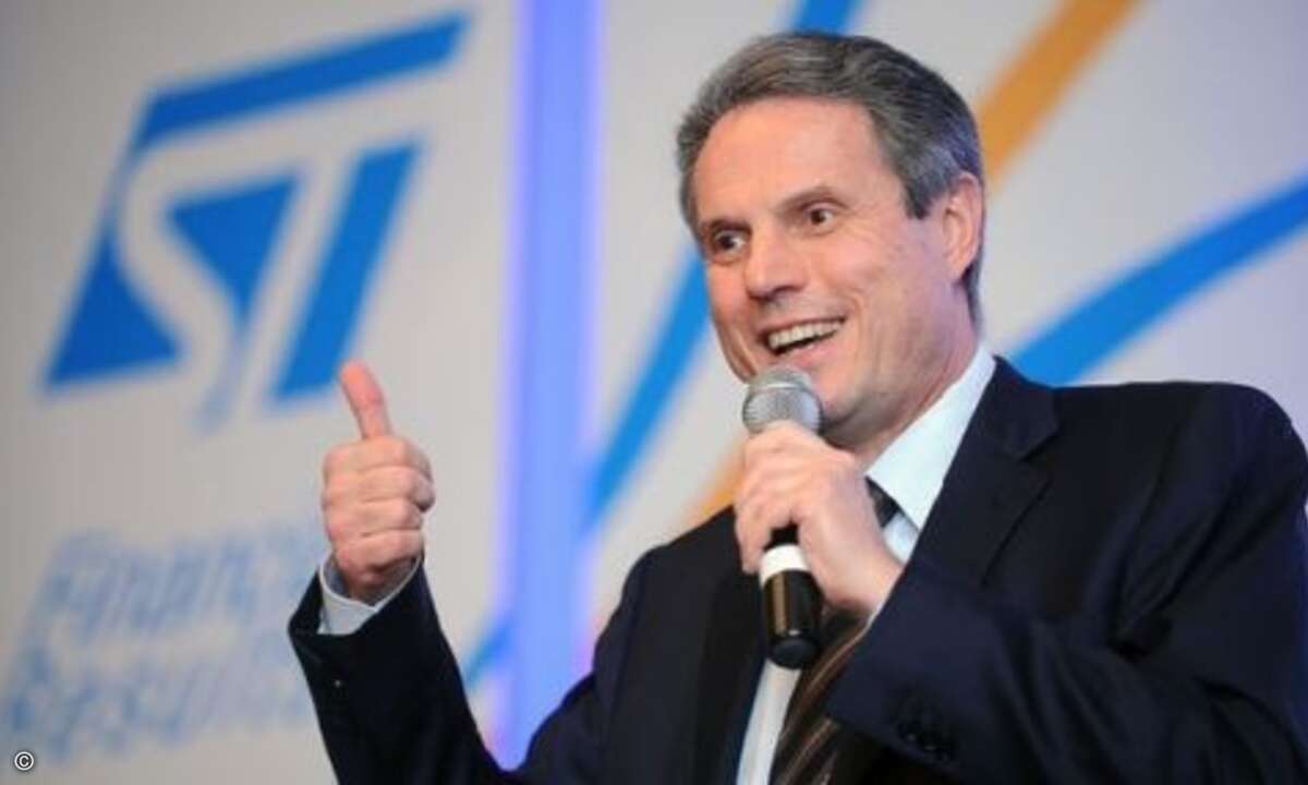 Platz 24: Carlo Bozotti (ST Microelectronics) Gesamteinkommen 3.406.305 Dollar, 4,9 Promille vom Umsatz und 2,4 Prozent vom Gewinn. (Foto: Fachzeitschrift Elektronik)