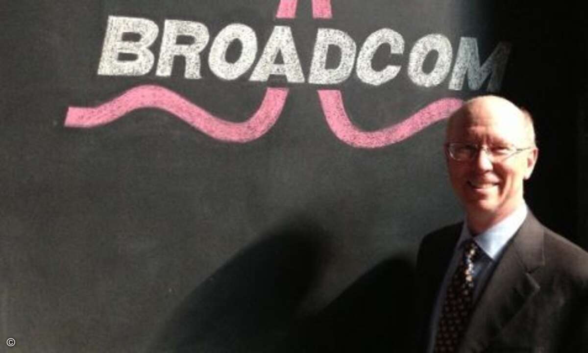 Platz 3: Scott McGregor (Broadcom) Gesamteinkommen 16.182.690 Dollar entspricht 2 Promille vom Umsatz und 2,4 Prozent vom Gewinn. (Foto: Fachzeitschrift Elektronik)