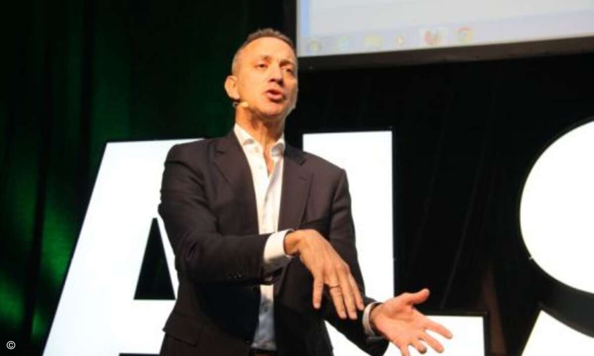 Stand Watzke mit seiner Rede in Nichts nach: Also-Chef Gustavo Möller-Hergt