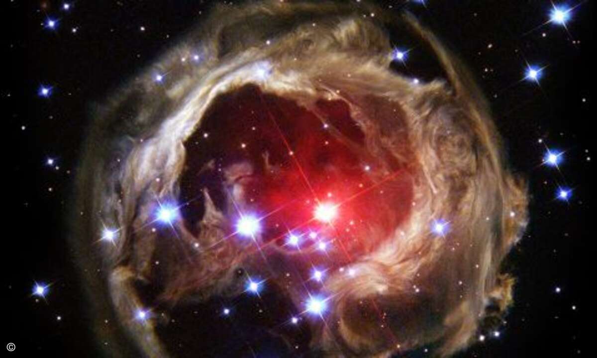 V838 Monocerotis in der Monoceros-Konstellation, ganze 20.000 Lichtjahre von uns entfernt. (Foto: NASA and the Hubble Heritage Team (STScI/AURA)