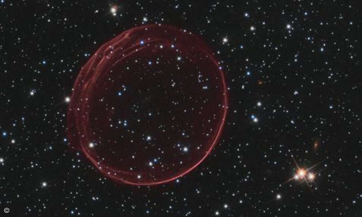 Bild ausder Dorado-Konstellation, 160.000 Lichtjahre entfernt, das die Überreste einer Supernova dokumentiert (Foto: NASA, ESA, and the Hubble Heritage Team (STScI/AURA)