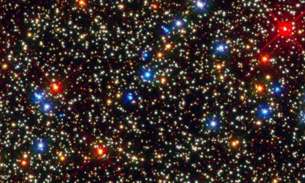 Der Kern von Omega Centrauri. Omega Centauri besteht aus rund 10 Millionen Sternen insgesamt (Foto: NASA, ESA, and J. Anderson and R. van der Marel (STScI)