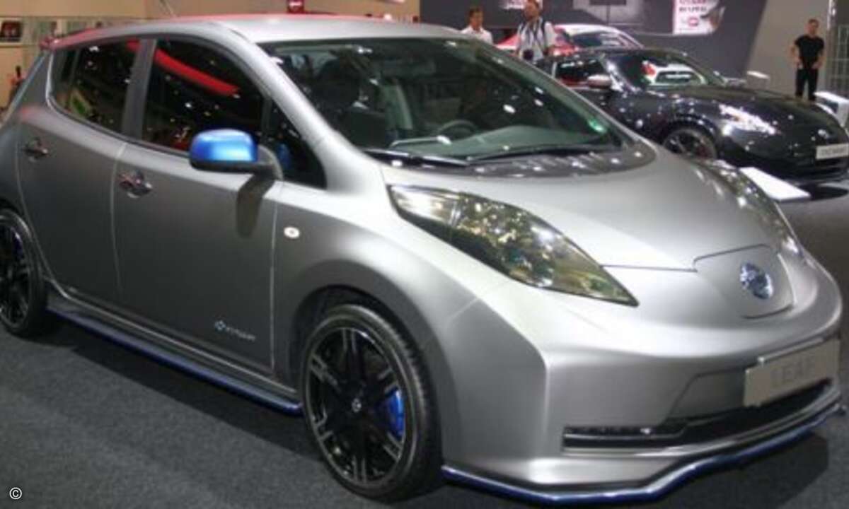 Mit 812 Neuzlassungen muss sich der Nissan Leaf mit nur zwei Fahrzeugen Abstand ganz knapp mit dem siebten Platz zufrieden geben. (Foto: Nissan)