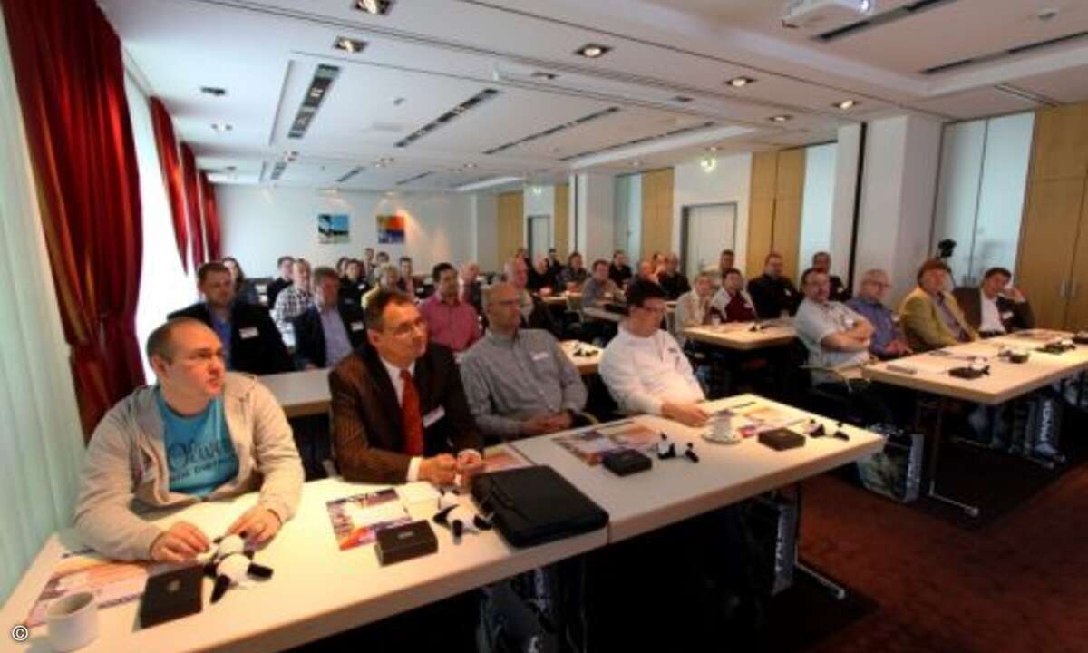 Rund 300 Besucher kamen zu den acht Terminen der Roadshow und … (Foto: Panda Security)