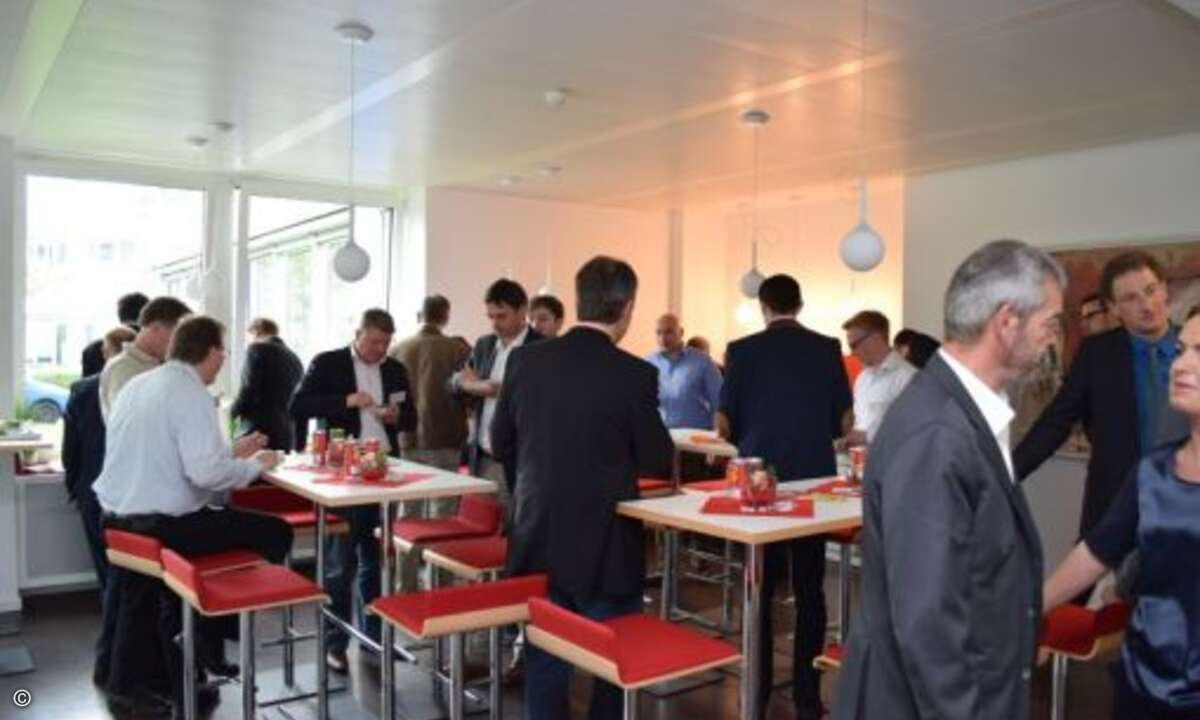 Zwischen den Slots war genug Zeit sich über das Erfahrene auszutauschen (Foto: CRN)
