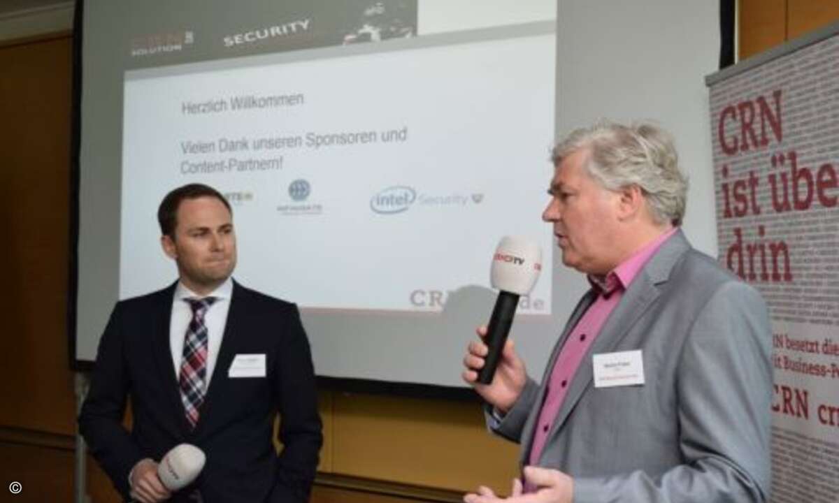 Fryba und Staiger im Business-Talk (Foto: CRN)