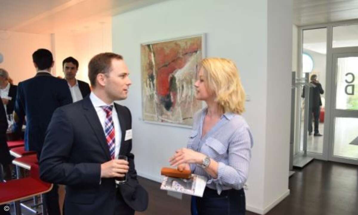 Manuel Staiger im Gespräch mit CRN-Chefreporterin Michaela Wurm (Foto: CRN)