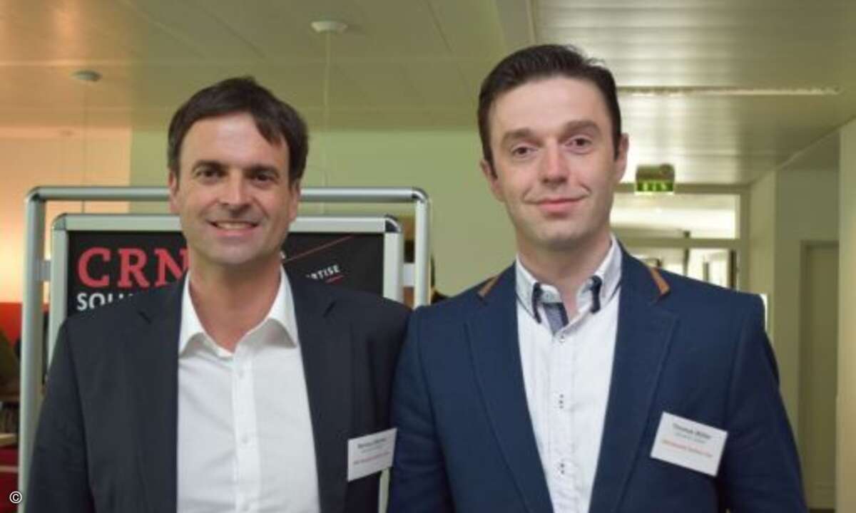 Markus Stinner und Thomas Müller von microCat (Foto: CRN)