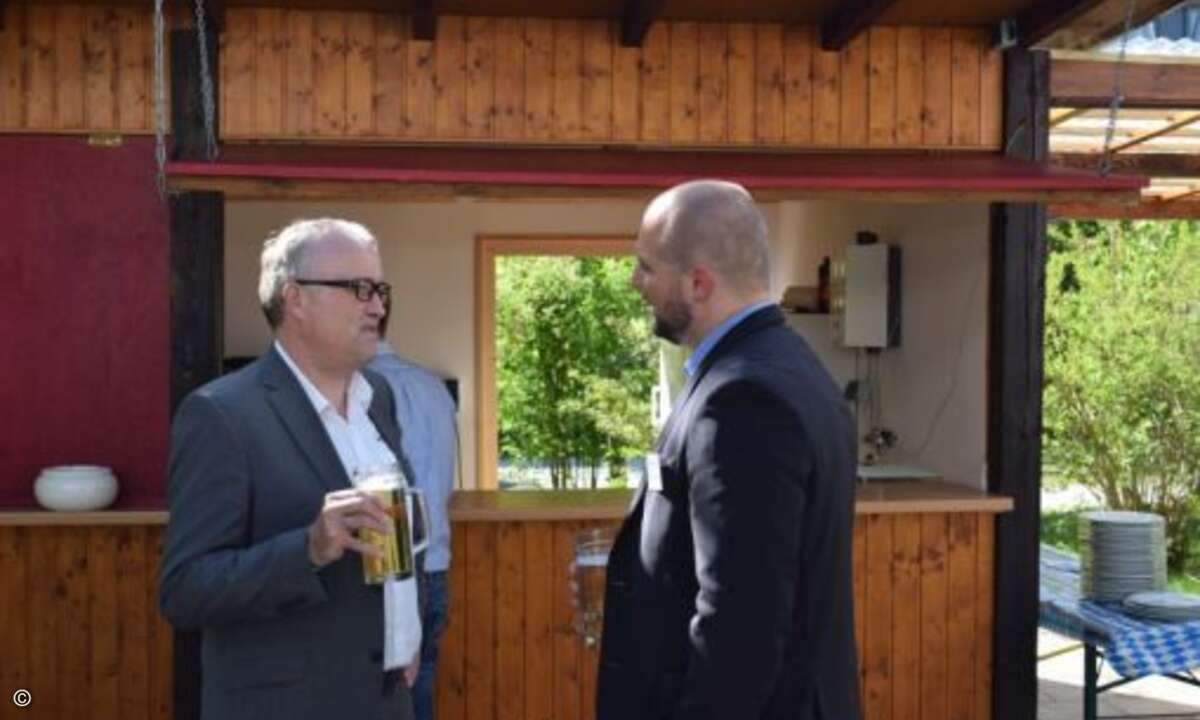 Bei Essen und Bier fand der Solution Day seinen Ausklang (Foto: CRN)