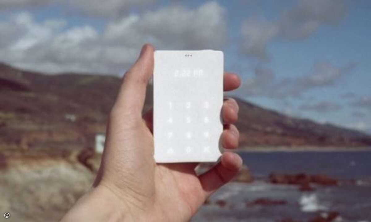 Klein, leicht und übersichtlich - so präsentiert sich das Light Phone (Foto: Light Phone)