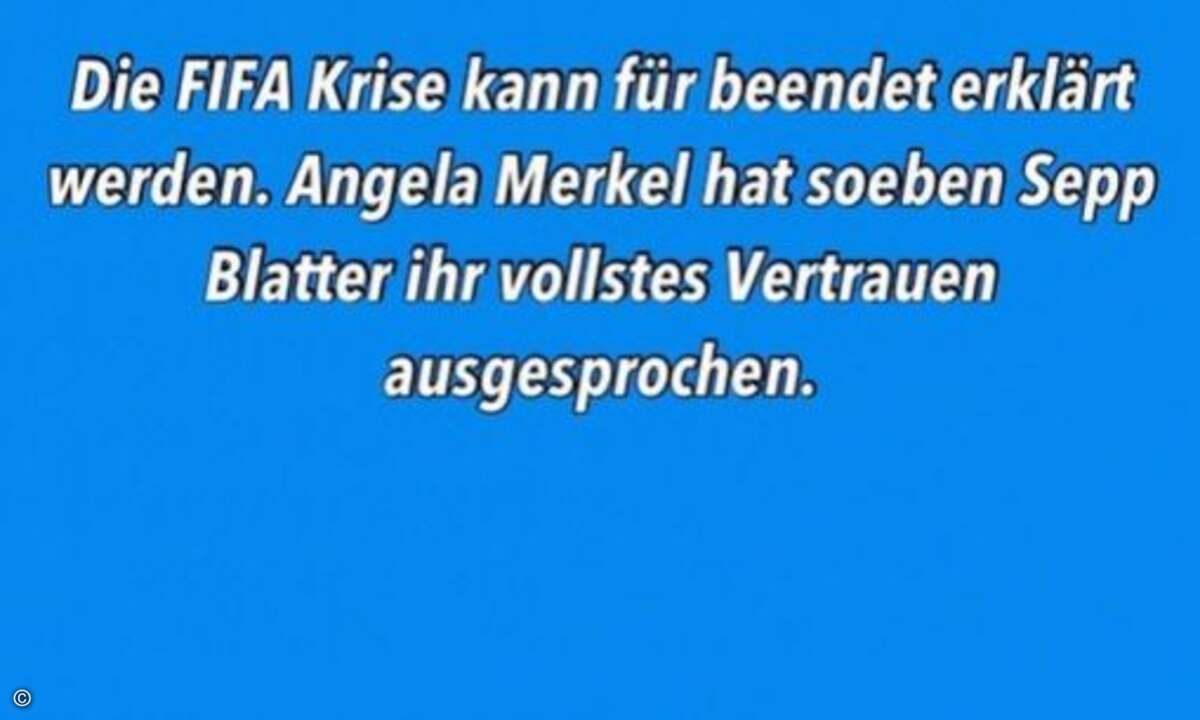 Manch einer will die Krise schon beenden (Foto: Twitter.com)