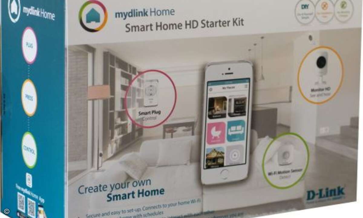 D-Links Starter Kit fürs Smart Home
Das »mydlink Home Starterkit« macht das Smart Home komfortabler und sicherer. Die WLAN-basierte Lösung ermöglicht die komfortable Kontrolle und Steuerung des digitalen Zuhause über die mydlink Home App für iOS ode