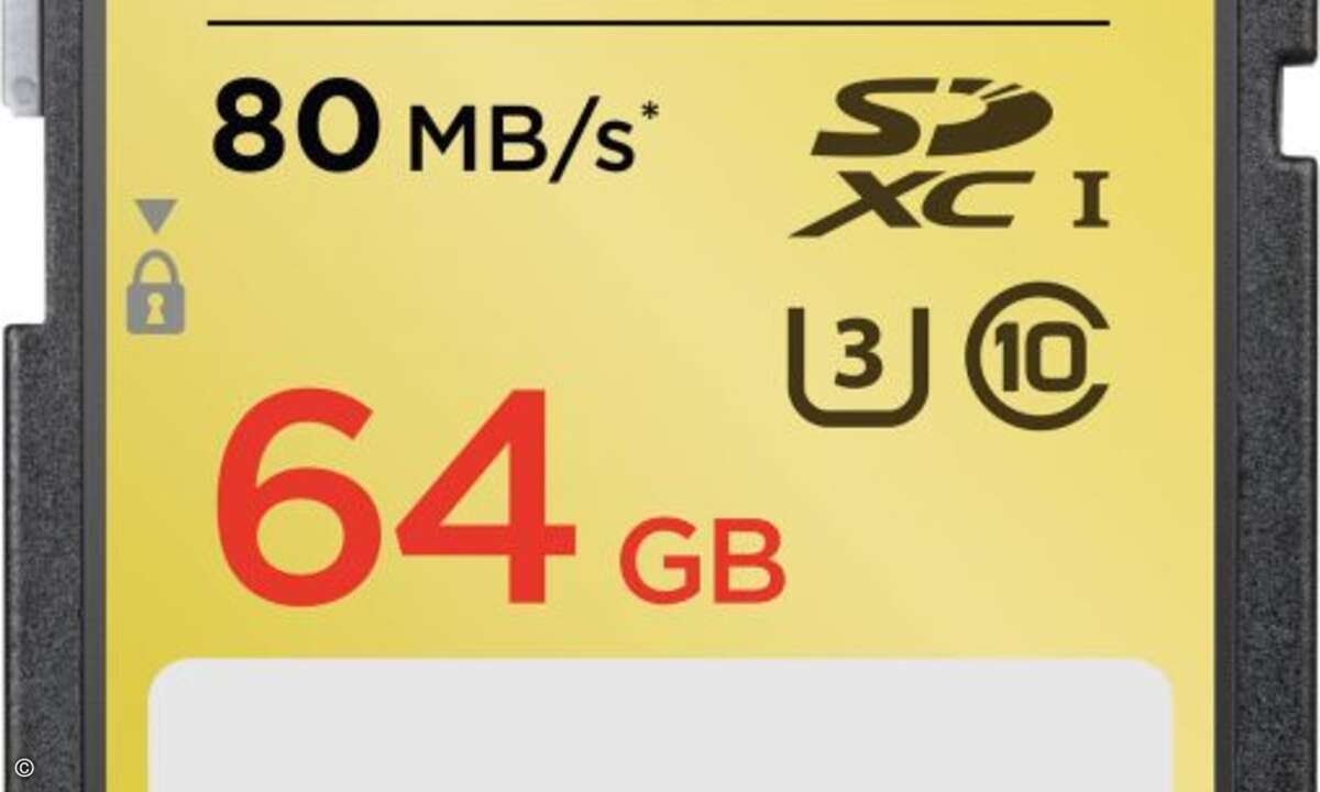 sowie eine SanDisk ExtremePlus mit 64 GByte(Bild: SanDisk)