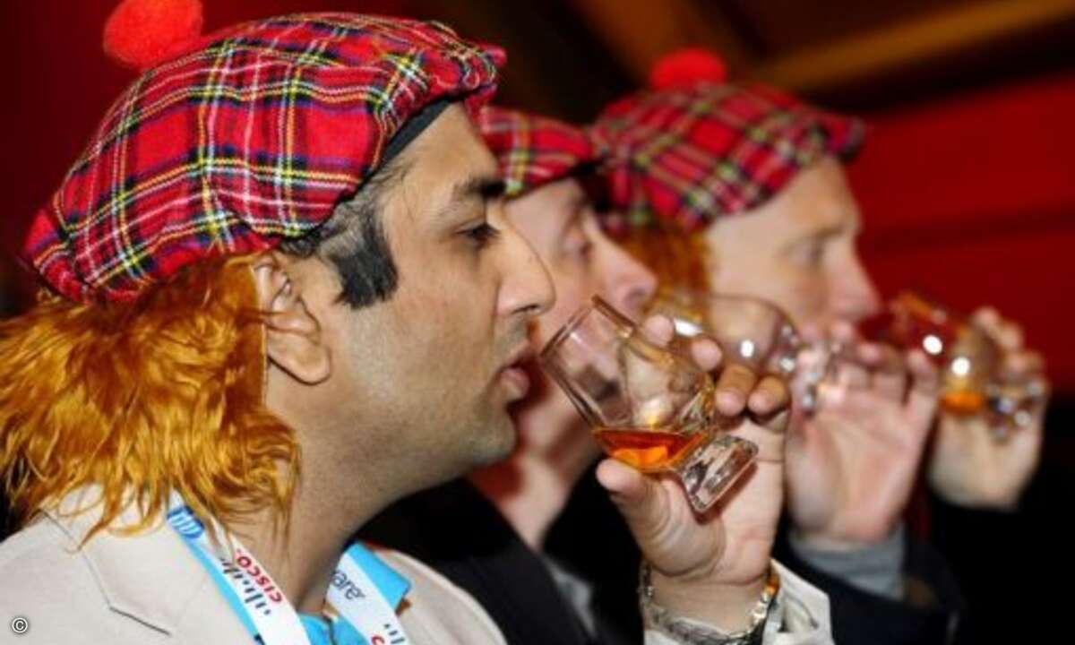 Auch Whiskey gab es zu testen (Foto: F5 Networks)
