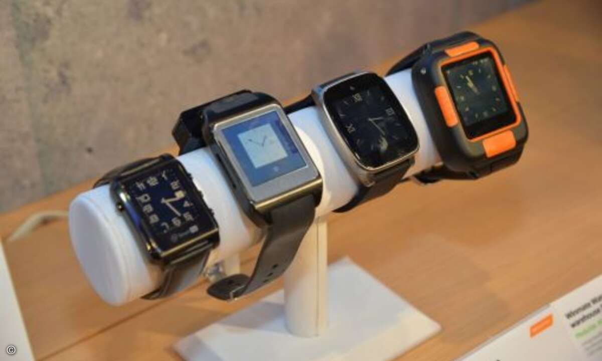 Smartwatches waren an zahlreichen Ständen zu sehen (Bild: Computex)