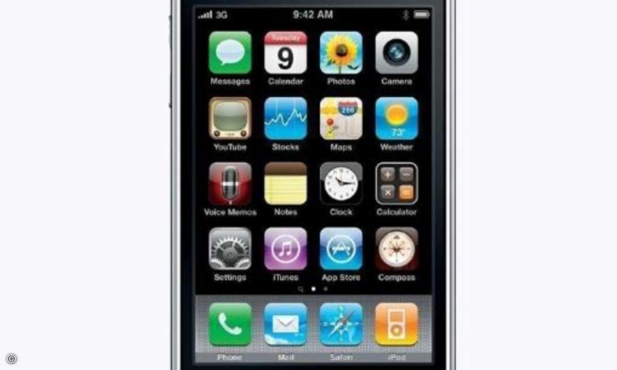 2008 folgte das iPhone 3G. Schon der erste Nachfolger sorgte für enormen Ansturm der Fans. (Foto: Apple)