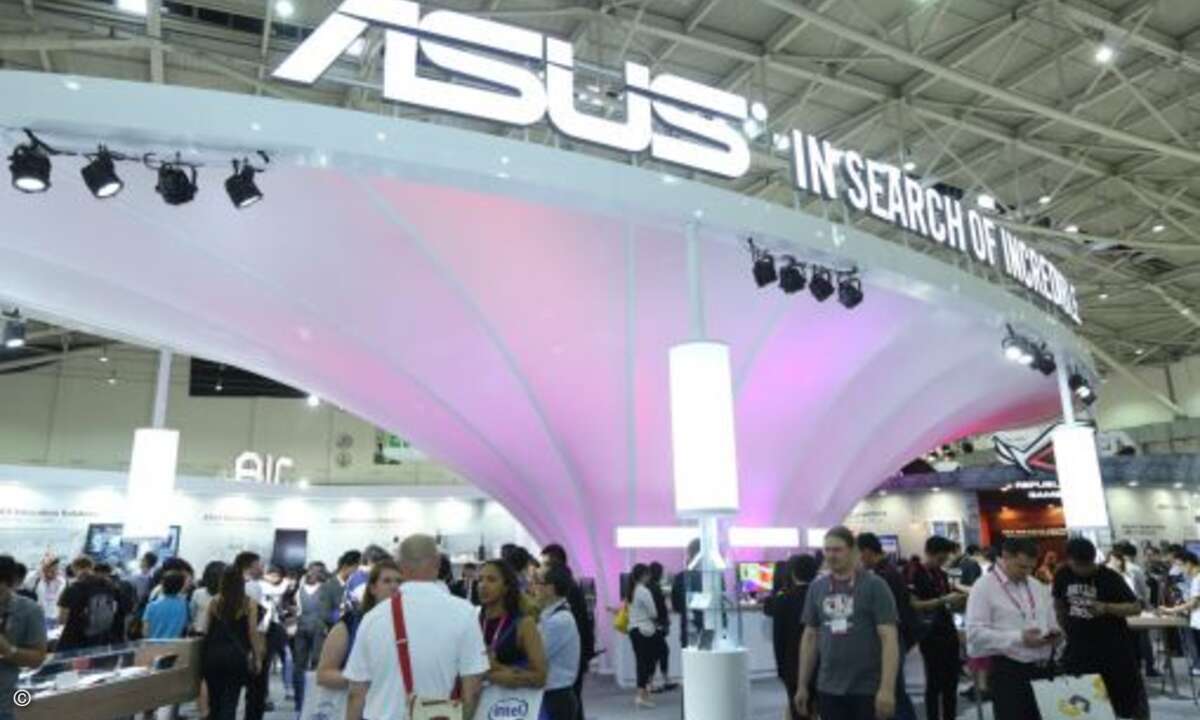 Asus war auch dieses Jahr mit einem großen Stand auf der Computex vertreten (Bild: Computex)
