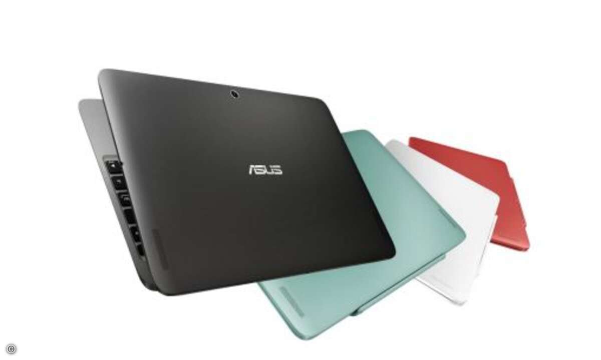 Das »Asus Transformer Book T100HA« gibt es in vielen verschiedenen Gehäusefarben (Bild: Asus)