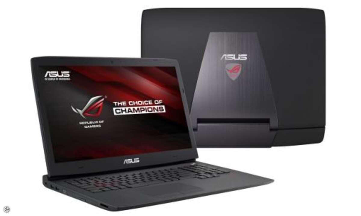 Das neue Gaming-Notebook Asus ROG G751 mit Nvidias G-SYNC Technologie(Bild: Asus)