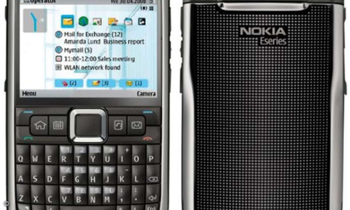 Das E71 wurde einer der letzten großen Erfolge von Nokia. Die Gründe: HSDPA, WLAN, GPS sowie ein gutes ergonomisches Design (Bild: Nokia)