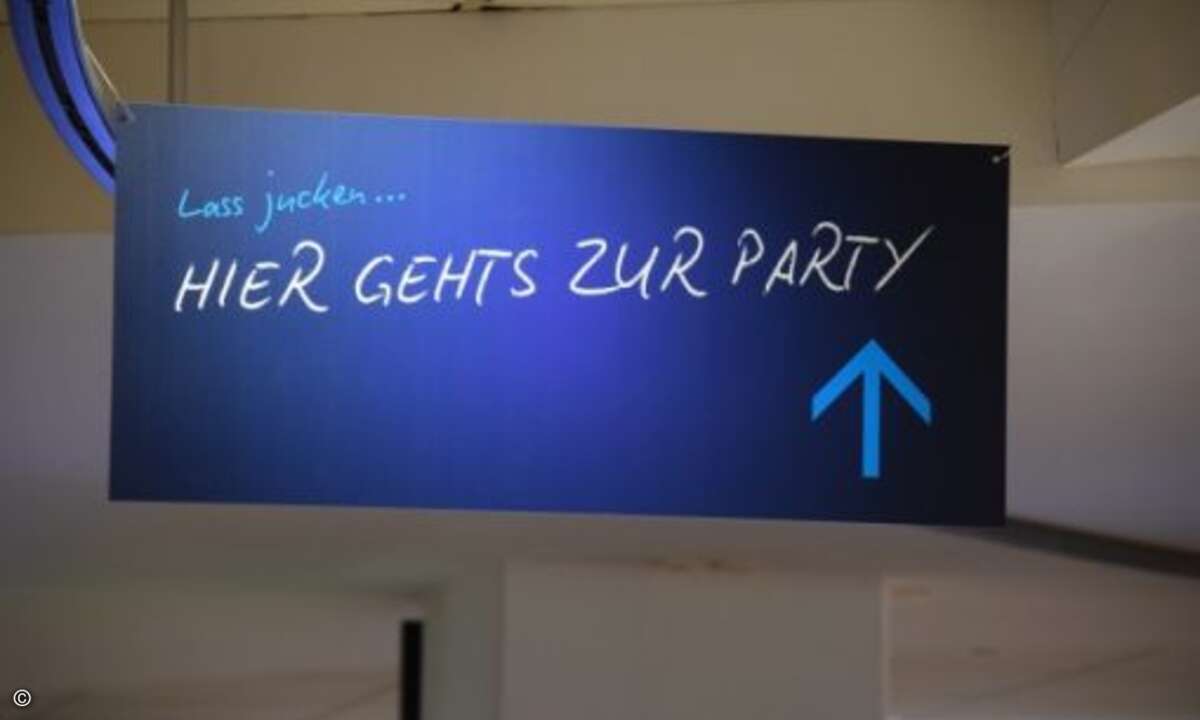 Natürlich freuten sich alle auf die Party, die ebenfalls im Dortmunder Stadion stattfand (Bild: CRN)