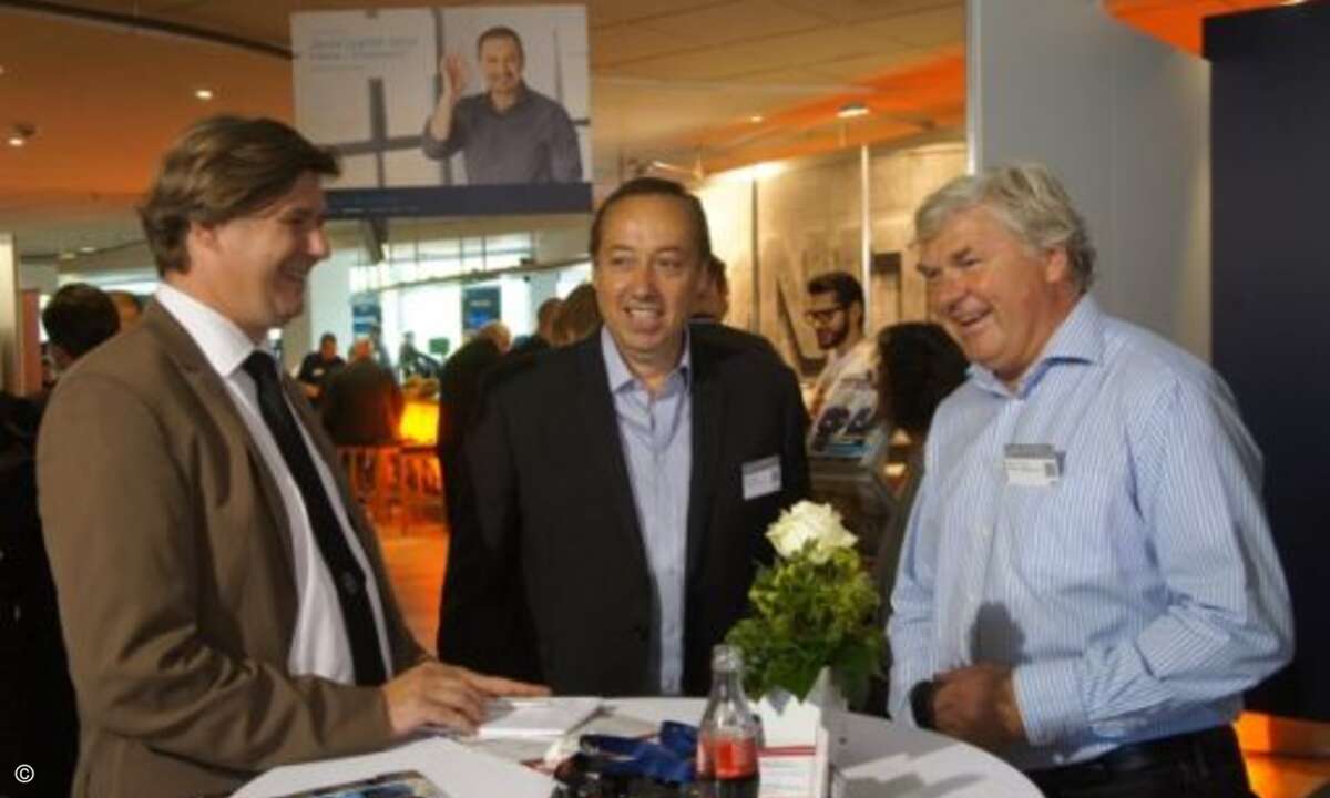 Samba Schulte, Mark Hiley und Martin Fryba plauschten über die neuesten Storage-Trends (Bild: CRN)