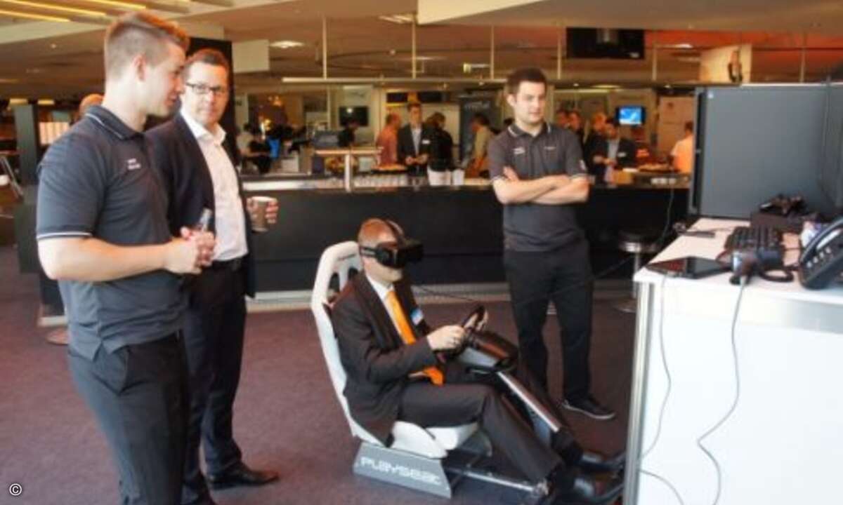 Marc Adelberg (CRN, mit Rennfahrer-Erfahrung) wollte sich wie viele andere beim Oculus Rift-Rennen beweisen (Bild: CRN)