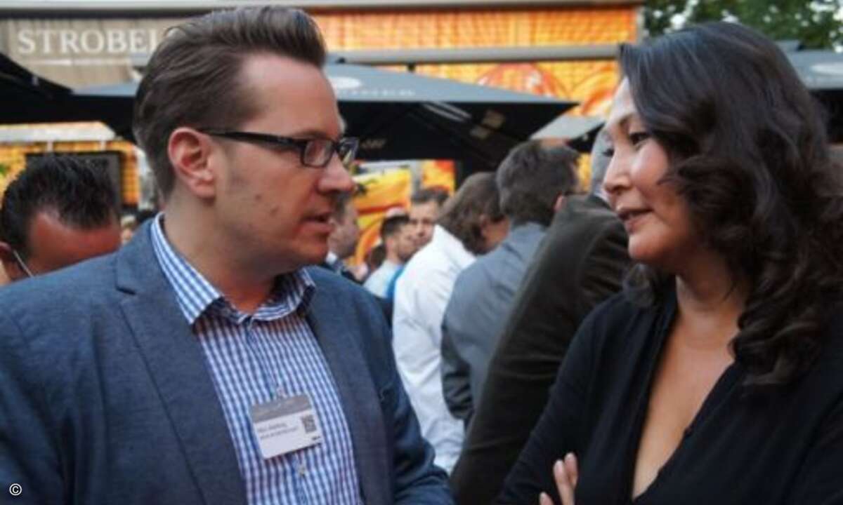 Marc Adelberg mit Miriam Franke (Bild: CRN)