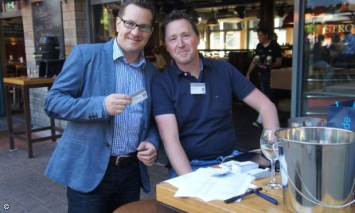 Marc Adelberg mit Stefan Schmitt von Tarox (Bild: CRN)