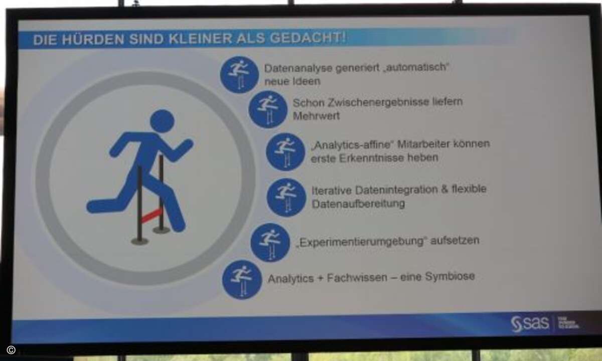 Vorträge gab es auch für Datenanalyse-Neulinge. (Foto: CRN)