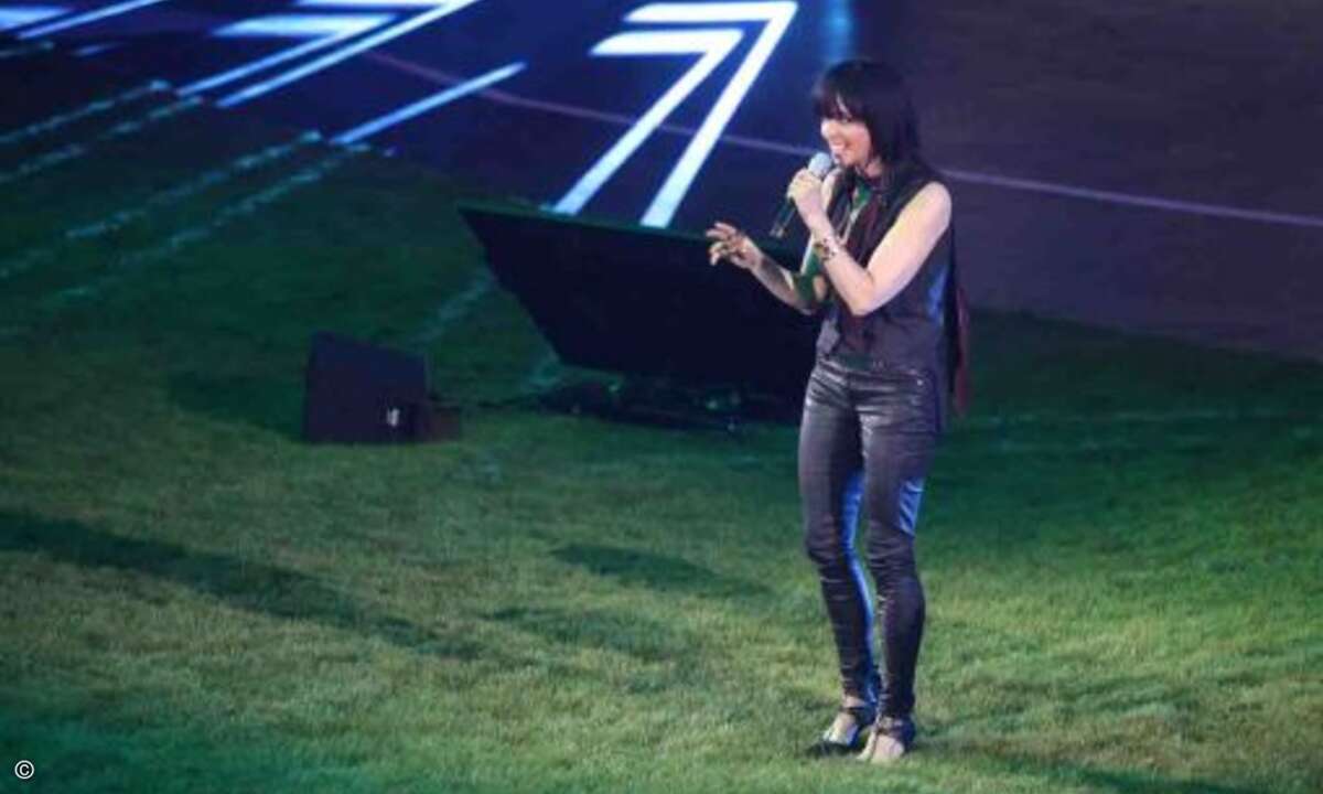 Nena wird ausgezeichnet und sorgt auf der Gala für Beststimmung (Foto: Kyocera)