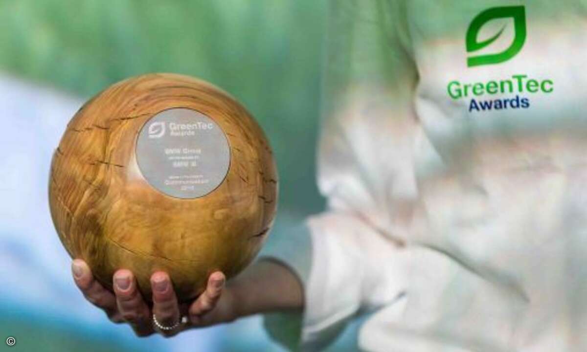 Die begehrte Trophäe wird handgefertigt (Foto: Greentec Awards)