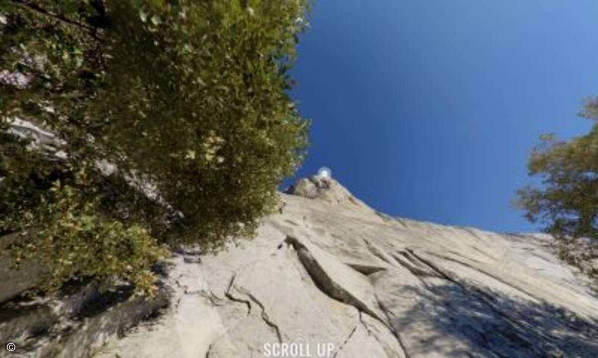 Dann kann der Aufstieg beginnen (Foto: Google Street View)
