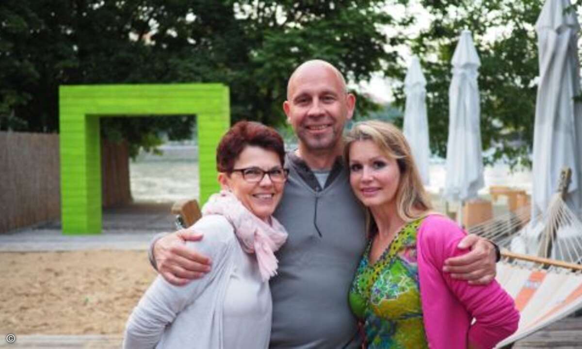 Zwei Engel für Stanislaw Panow: Ewa Duda und Isabelle von Künßberg (Foto: CRN)
