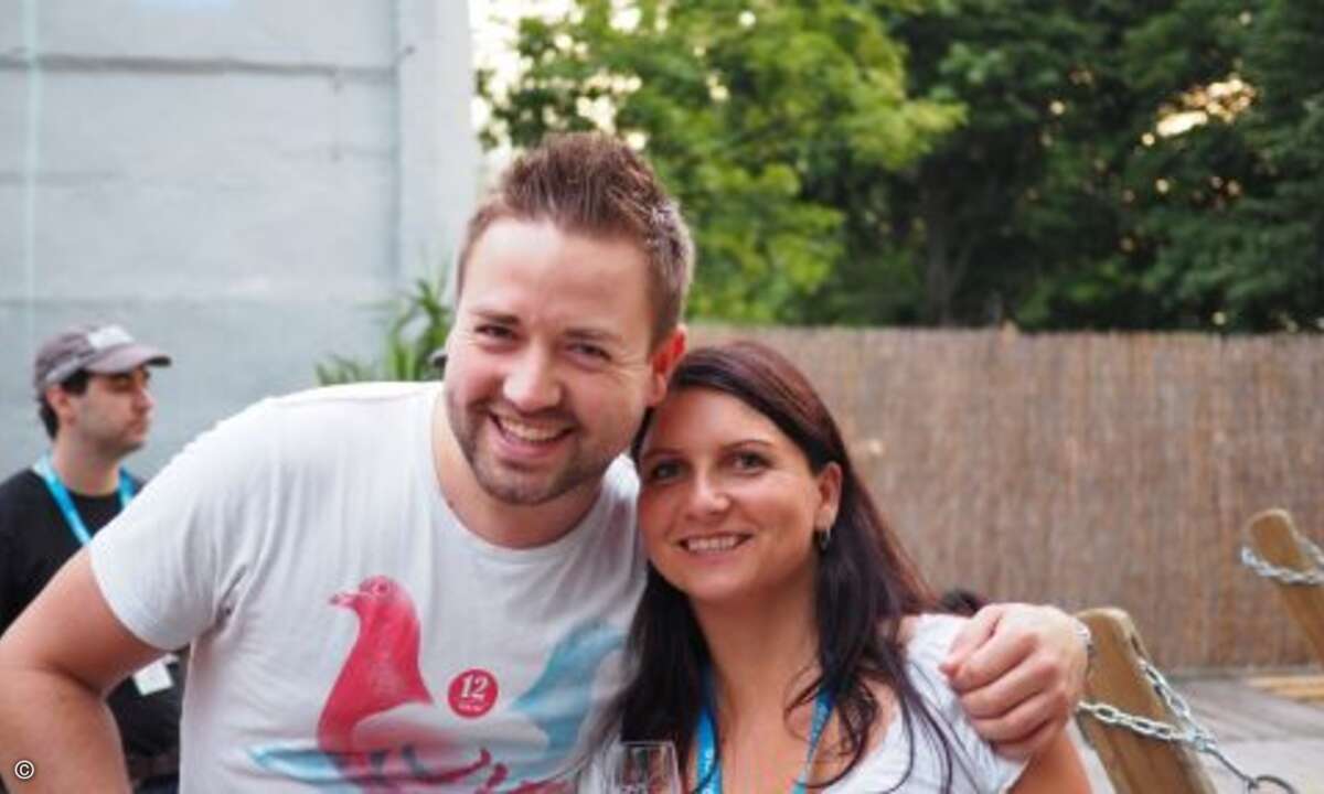 Nils Kathagen vom IT-Systemhaus Ruhrgebiet zusammen mit Denise Hirschfeld von Acmeo (Foto: CRN)