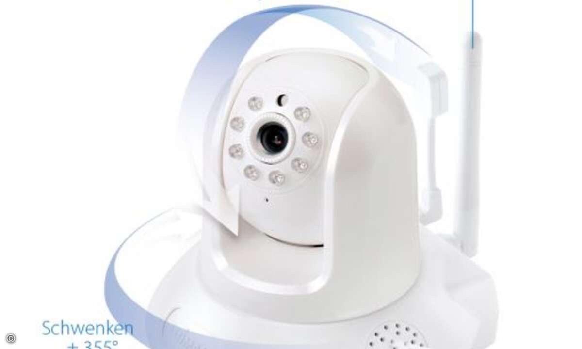Die Edimax EW-7113W kann per App geschwenkt und gedreht werden (Foto: Edimax)