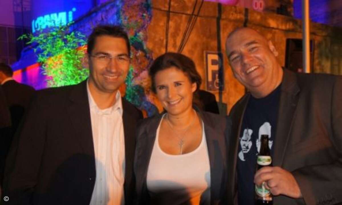 Steffen Buck (DMAG), Nadine Stiegler (CRN) und Oliver Gorges (COP) (Bild: CRN)