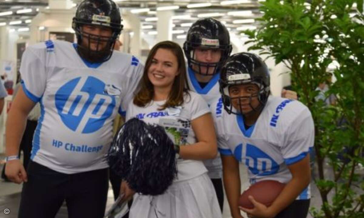 Das HP-Football-Team (Bild: CRN)