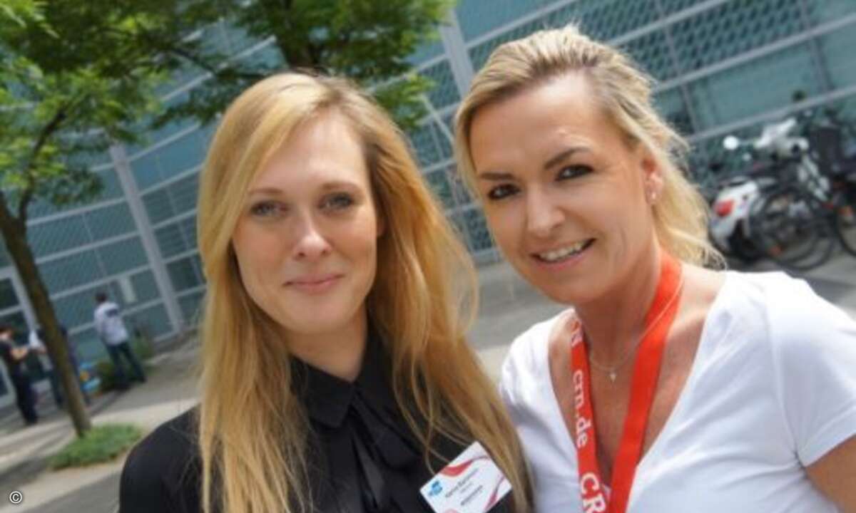 Karina Bachmann (Tarox) und Carolin Schlüter (CRN) (Bild: CRN)