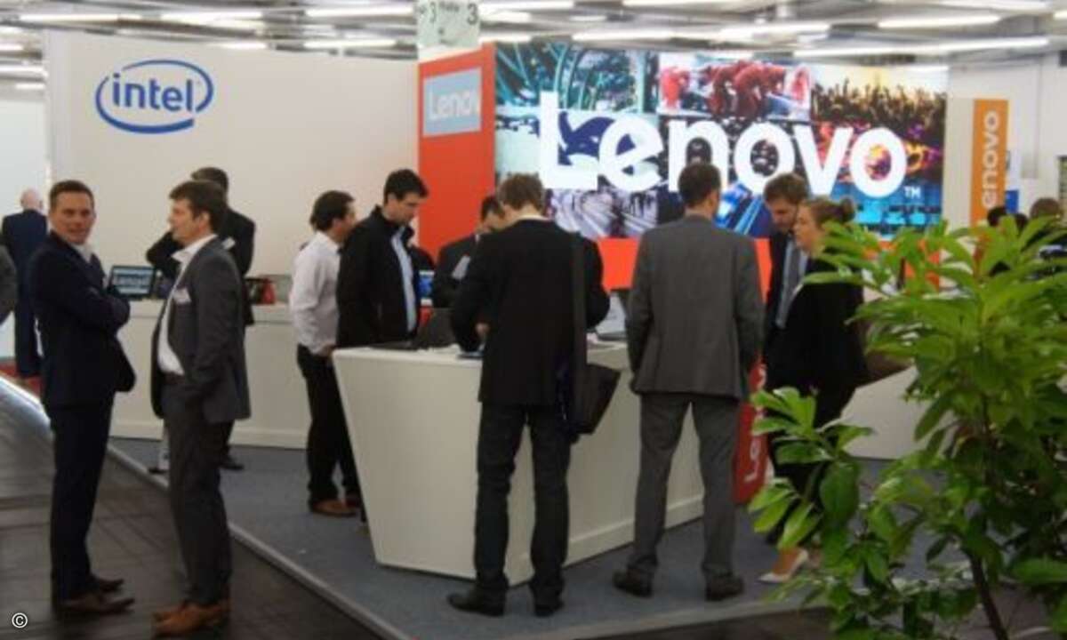 Auch bei Lenovo war viel los (Bild: CRN)