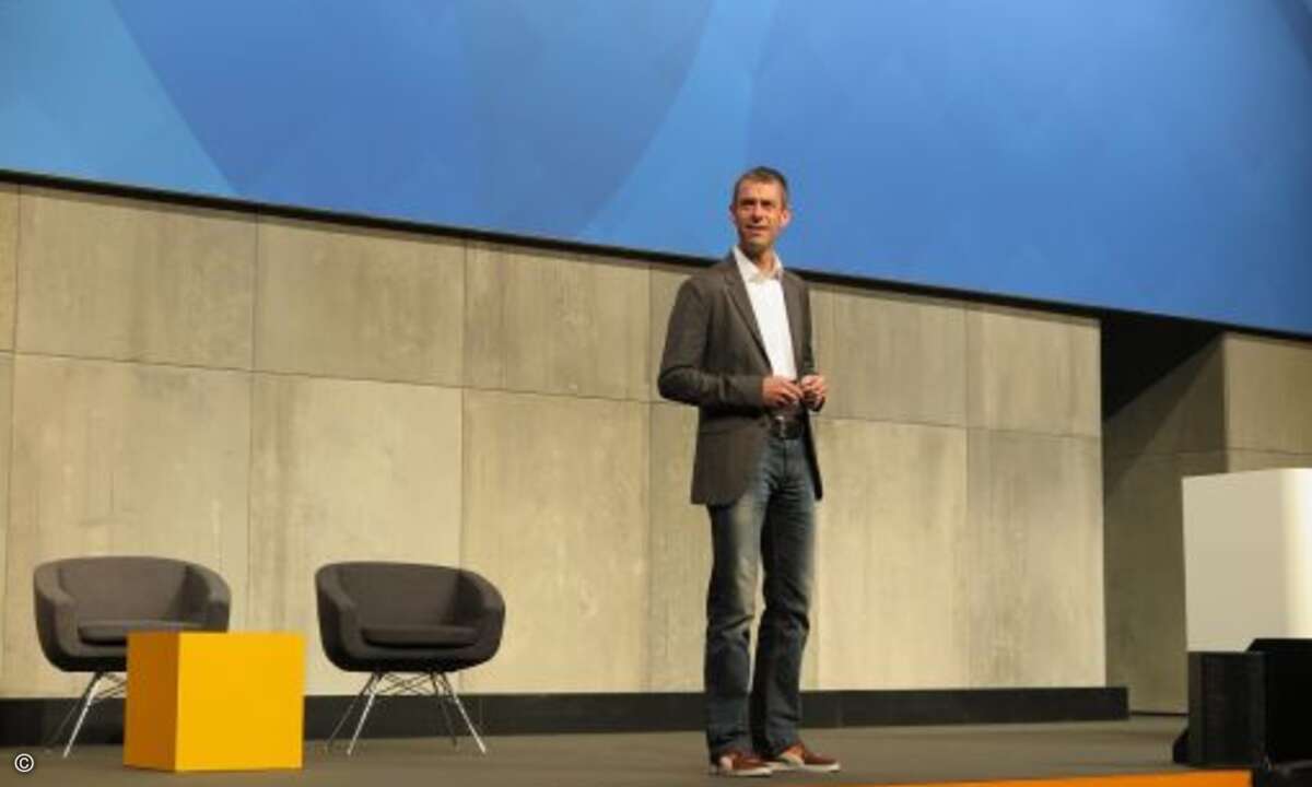 AWS-Deutschland-Chef Martin Geyer hieß die Teilnehmer willkommen. (Foto: CRN)