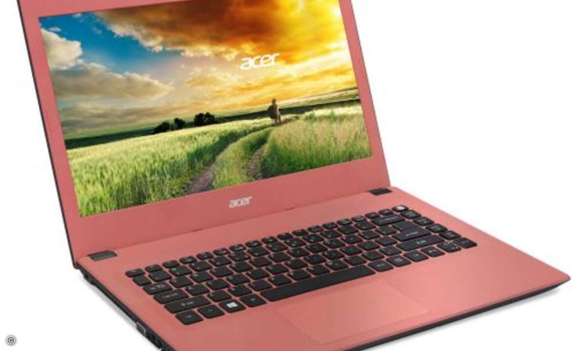 und in Coral pink (Bild Acer)